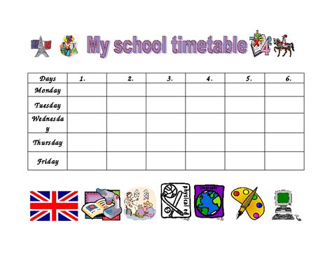 Timetables For Kids