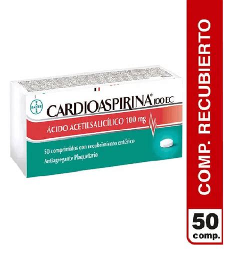 Cardioaspirina 100 Ef 50 Comprimidos Farmaunocl