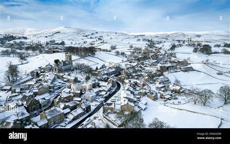 The Market Town Of Hawes In Wensleydale At The Heart Of The Yorkshire