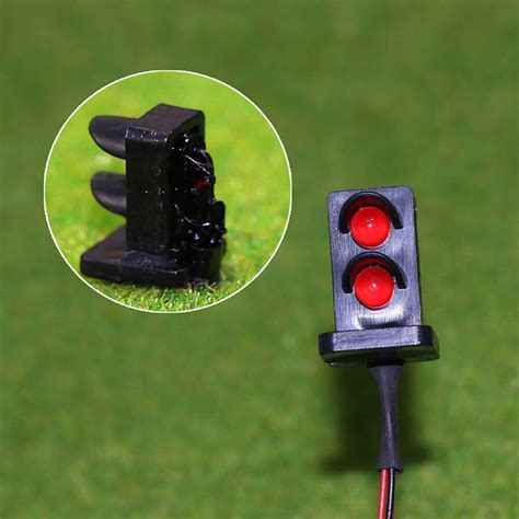 Jtd Rr Pcs Ho Scale Leds Made Dwarf Signals For Railway Signal