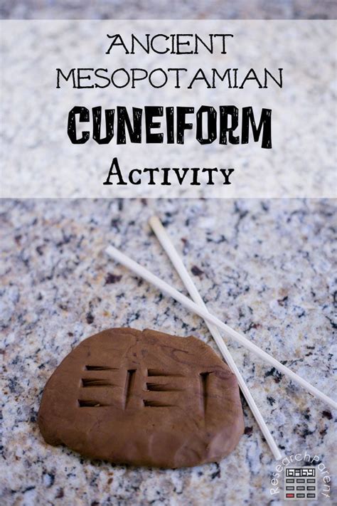 Ancient Mesopotamian Cuneiform Activity History For Kids School Kids