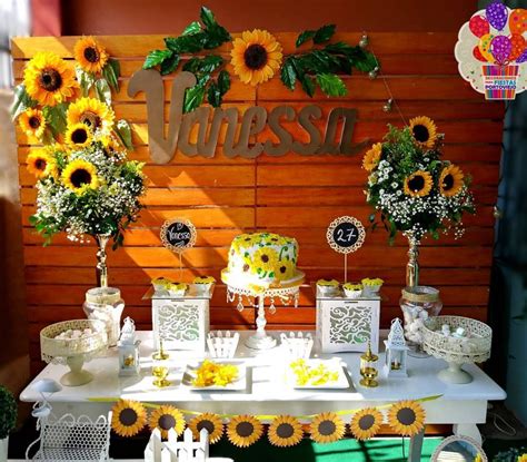 Cute Sunflower Themed Party Ideas - Decor Inspirator