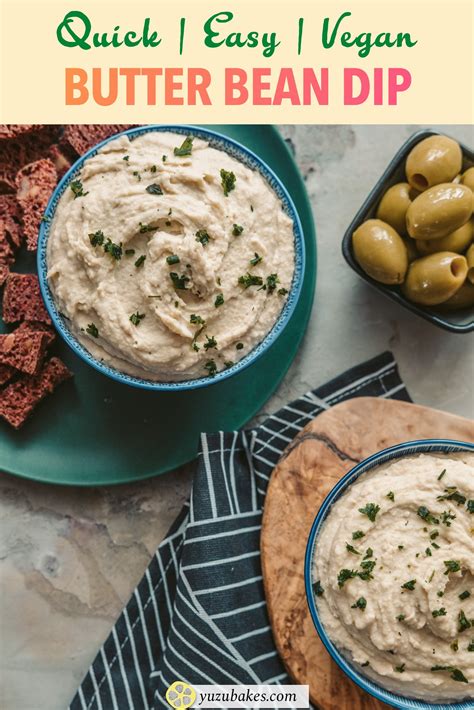 Quick And Easy Butter Bean Dip Yuzu Bakes