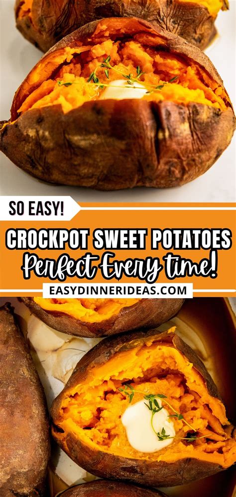 Easy Crockpot Sweet Potatoes Easy Dinner Ideas