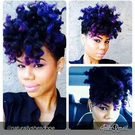 Pin By Mrs Roberson On Hair Love Purple Natural Hair Beautiful