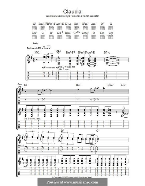Claudia The View By K Webster K Falconer Sheet Music On Musicaneo