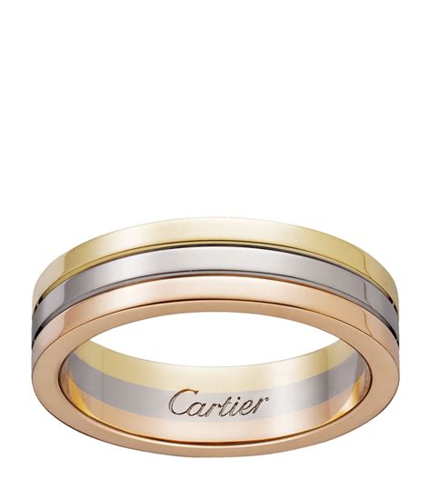 Cartier Mixed Gold Vendôme Louis Cartier Wedding Band Harrods Uk