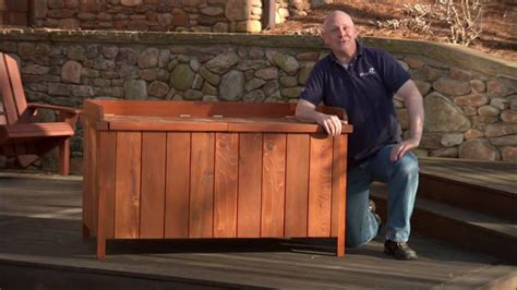 Build A Deck Box For Outdoor Storage Lowes