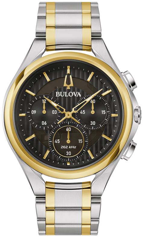 Bulova Curve Two Tone Quartz Watch Bulova Fallers Ie Fallers