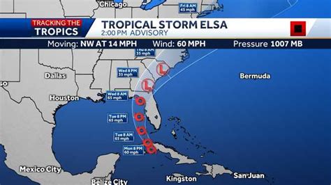 Tropical Storm Elsa Making Landfall On South Coast Of Cuba Oklahoma News