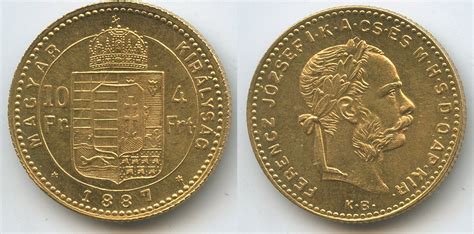 Ungarn Kaiserreich Forint Francs Gold Kb Kremnitz Kremnica