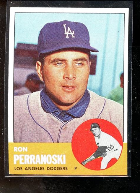 Topps Ron Perranoski Dodgers Nrmint A Ebay