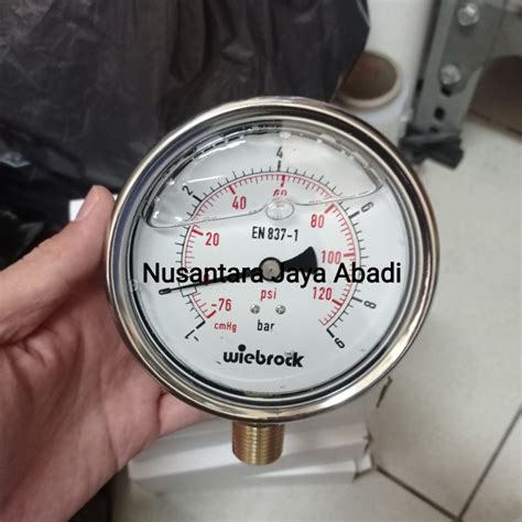 Jual Pressure Vacuum Gauge Stainless Inchi Bar Compound