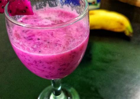 Resep Smoothies Naga Pisang Oleh Tutie Ichwani Cookpad