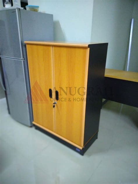 Lemari Rak Pendek Pintu Uno Kabinet Geser Kantor Kabinet