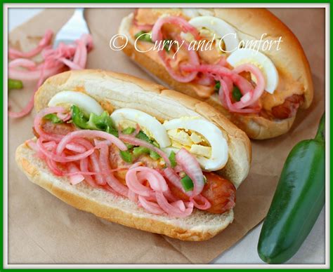 Kitchen Simmer: Pickled Onion and Special Sauce Hot Dogs