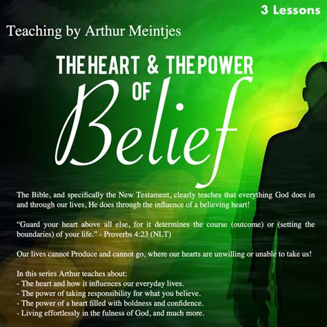 The Heart And The Power Of Belief Arthur Meintjes
