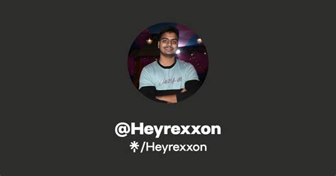 Heyrexxon S Link In Bio Instagram And Socials Linktree