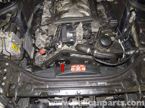 Mercedes Benz W211 Coolant Pump Replacement 2003 2009 E320 Pelican Parts Diy Maintenance Article