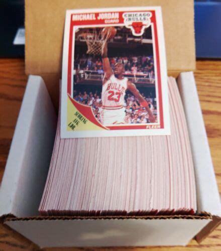 Fleer Cards Nba Basketball Complete Set Michael Jordan Ebay