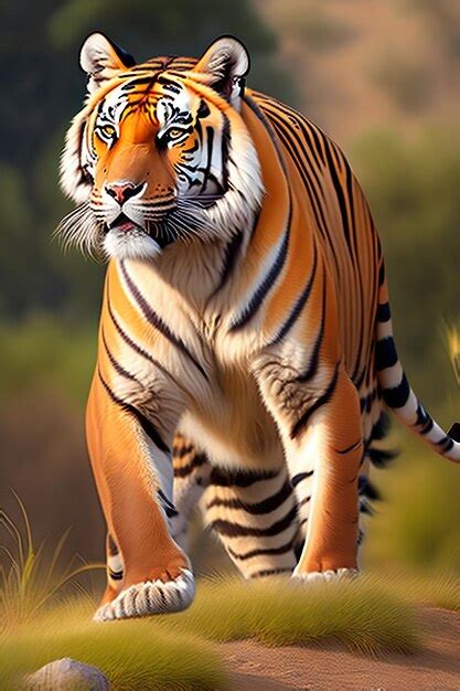 Premium AI Image | Write bengal tiger attacks