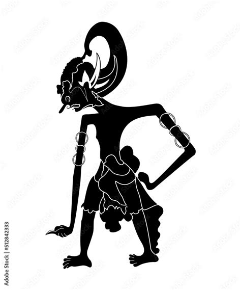 Indonesian Puppet Knight Characters In Javanese Traditional Culture