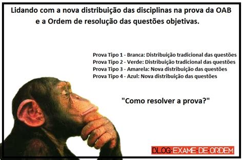 Lidando a nova distribuição das disciplinas na prova da OAB Blog