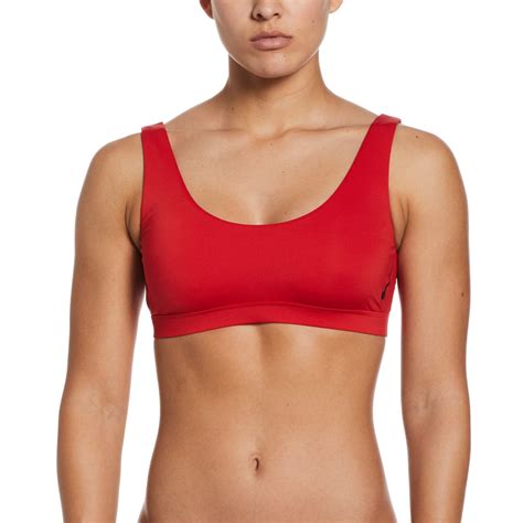 Nike Swim Sneakerkini Scoop Neck Bikini Top Womens Performance