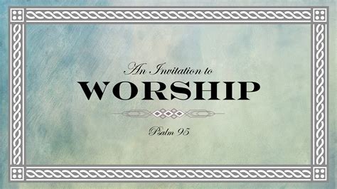 An Invitation To Worship Grace Church Of Tallahassee