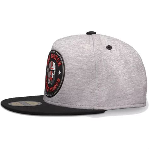 Bon Plano Cinza E Preto Snapback Para Crian A Hunter The Bad Batch