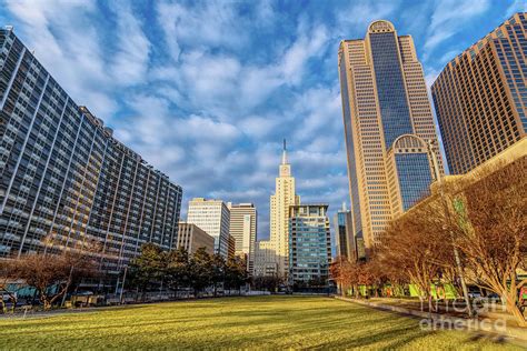 Dallas Main Street Park Buildings Photograph by Jennifer White - Pixels