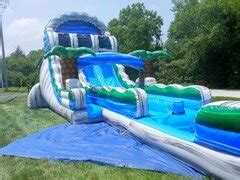 Rock Island Dual Lane Slide Kcpartyrentals Kansas City Mo