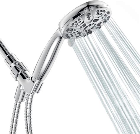 6 Functions Handheld Shower Head Set High Pressure Shower Head High Flow Hand Held Showerhead