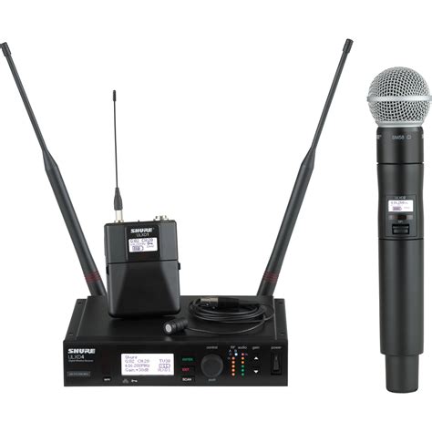 Shure ULX D Digital Wireless Combo Microphone Kit ULXD124 85 H50