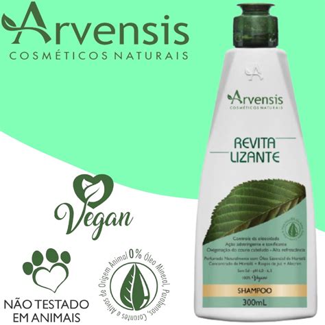 Shampoo Revitalizante Arvensis 300Ml Auxilia No Controle Da Oleosidade