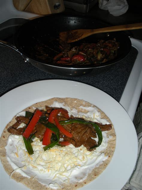 Kendra S Kitchen Creations Quick N Easy Wasabi Beef Fajitas