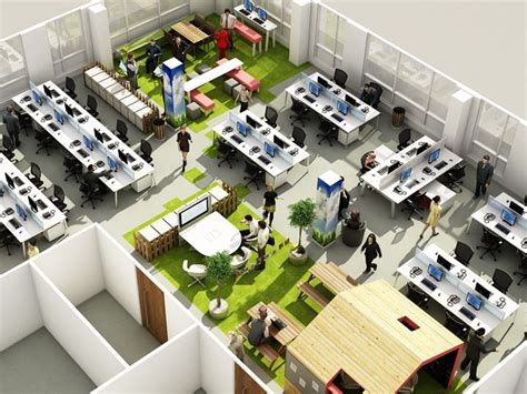 Agile working examples | Office floor plan, Corporate office design ...