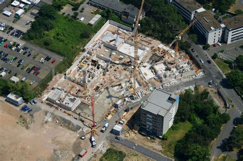 Bonn Aus Der Vogelperspektive Baustelle Zum Neubau Einer