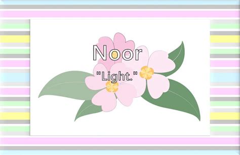 Noor - What does the girl name Noor mean? (Name Image)