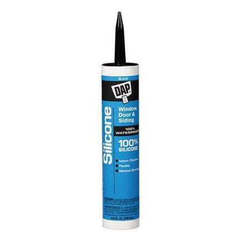 Dap 08642 9 8 Fl Oz Dow Corning Black Silicone Sealant Walmart