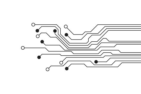 Abstract Futuristic Circuit Board Technology Background Circuit Board