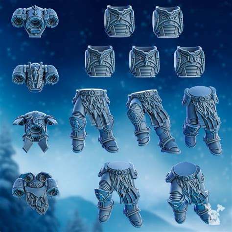 3D Printable Tempest Wolves Squad by dakkadakka.store
