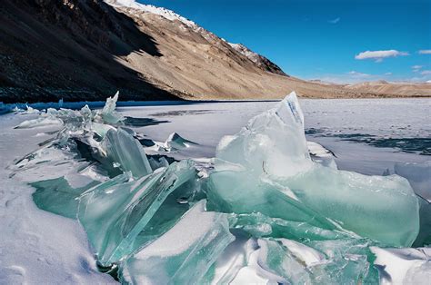 Frozen Tso Moriri Lake, Ladakh, Jammu by Manish