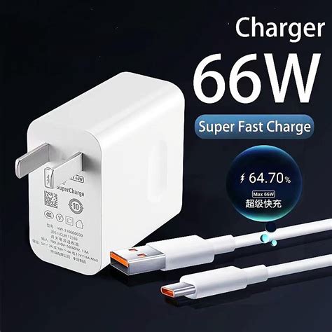 Original 6a Super Fast Charger Usb Type C Android Micro Cable 66w Max