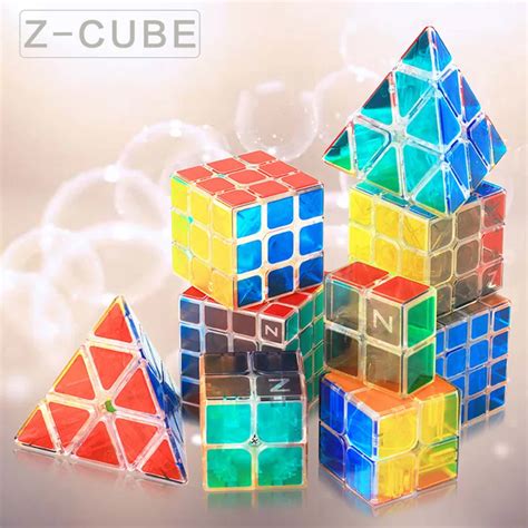 Z Cube Cubo M Gico De Velocidad Transparente Para Ni Os Rompecabezas De