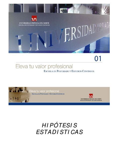 HIPOTESIS ESTADISTICA Trabajo | PDF | Hipótesis | Prueba de hipótesis ...