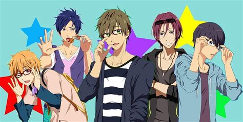 Anime Series Boys Cool Megane Glasses Handsets Anime Boys With Friends Hd Wallpaper Pxfuel