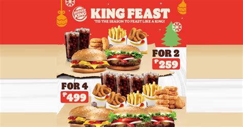 Burger King's King Feast Bundles | Manila On Sale