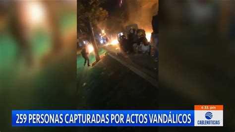 Capturadas más de 550 personas por actos vandálicos durante