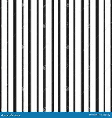 Seamless Pinstripe Pattern Stock Vector Illustration Of Monochrome